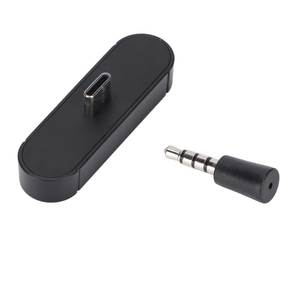 Audio Adapter Transmitter Type C Trådløs BT Audio Transmitter med Mikrofon til PC Switch