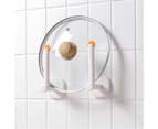 L-formet multifunktionel krog, intet behov for at lave huller - orange