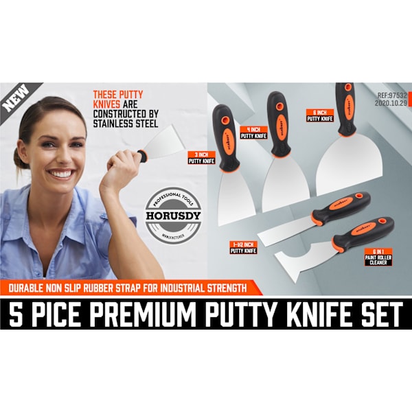 97532 5-delt spartelsæt i rustfrit stål 5 Piece Set