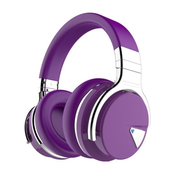 Cowin E7 Purple Bluetooth hörlurar - Trådlöst pannband - Bra ljudupplevelse