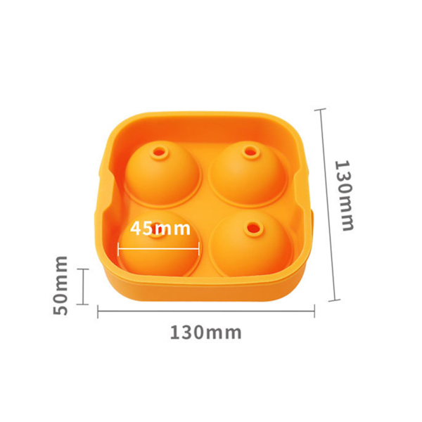 Bra Form Silikon Ice Ball Cube Form - Orange