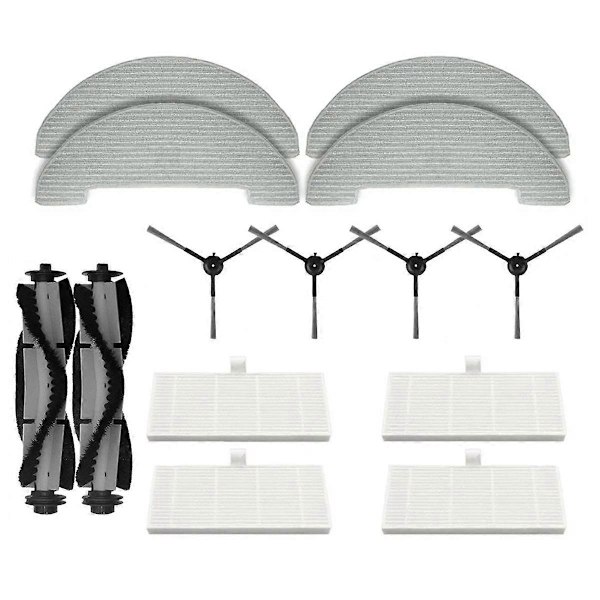 For Vactidy Nimble T7 T8 Tilbehør Hovedbørste Sidebørste Hepa Filter Moppeklut Erstatning Reservedeler As Shown