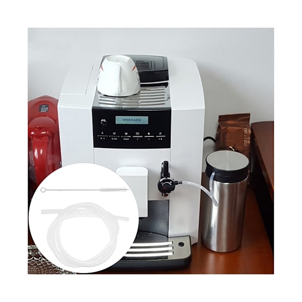 1 set Praktisk mjölkrörssäker helautomatisk kaffe
