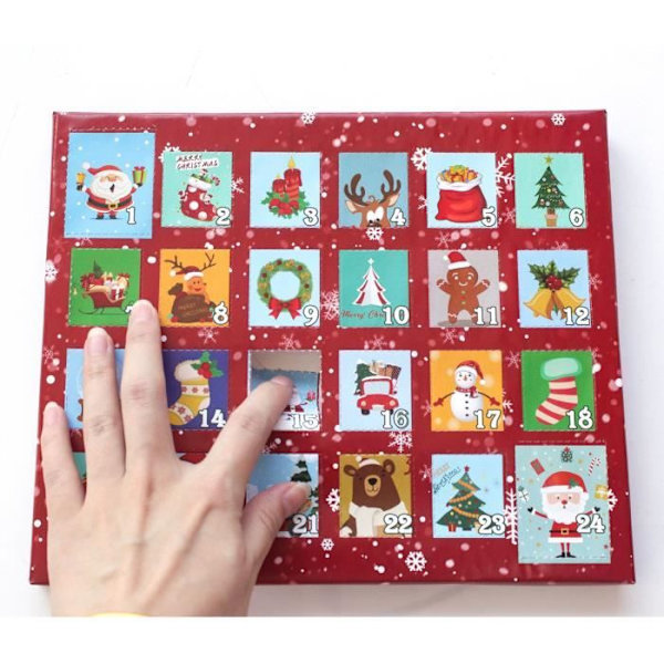 Adventskalender 2023 Barn Tjej DIY Julkalender Berlocker Armbandssats 22 Berlocker och 2 Armband Julklapp