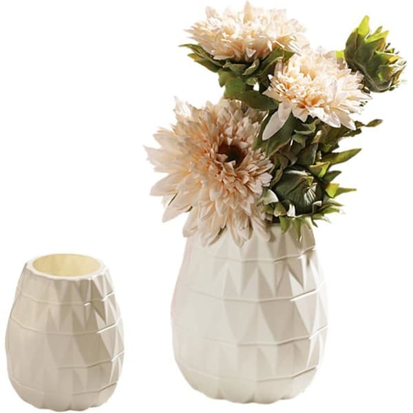 White-B Brudsikker Moderne Plastik Blomstervase