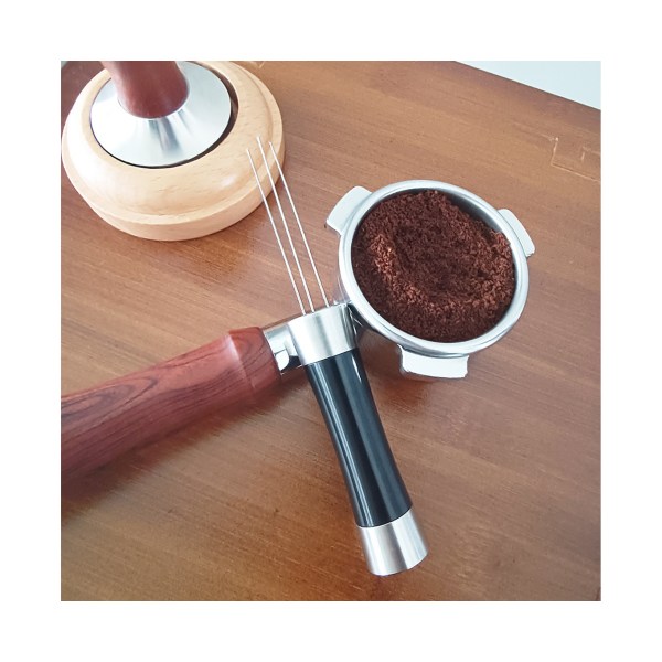 Nyttig Kaffepulverfordeler Sort Handy Espresso