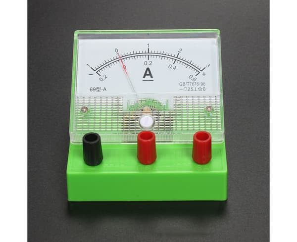 Analogt Strømmåler Amperemeter Klasse 2.5 Elektricitetsundervisnings-eksperimentværktøj