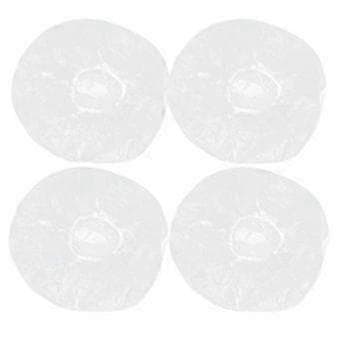 2025 300 stk. dusjhetter, transparente dusjhetter, vanntette dusjhetter, engangs badehette PE-plast