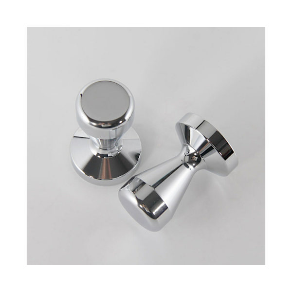 Rostfritt stål Kaffe Tamper Modern Professionell Barista Espresso Kaffe Tamper Machine Coffee Bean Press Flat Base (51 mm)