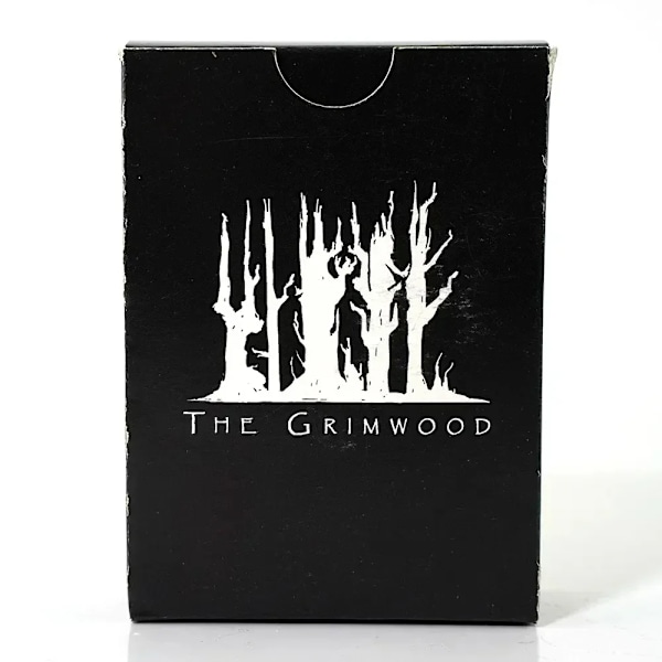 Korkealaatuinen The Grimwood -korttipeli, hieman strateginen, erittäin kaoottinen korttipeli, moninpelikorttipeli