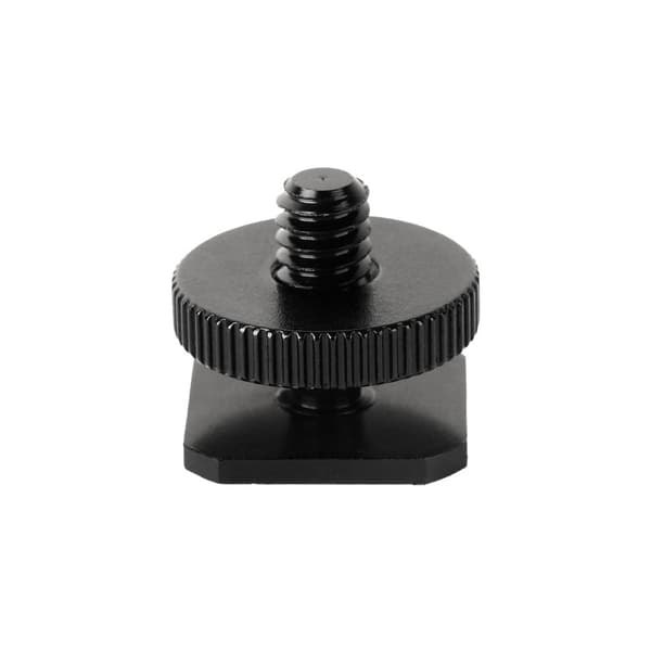 Universal Flashbeslag, 1/4-tommer Skrue Quick Release, Aluminiumslegering, Sort