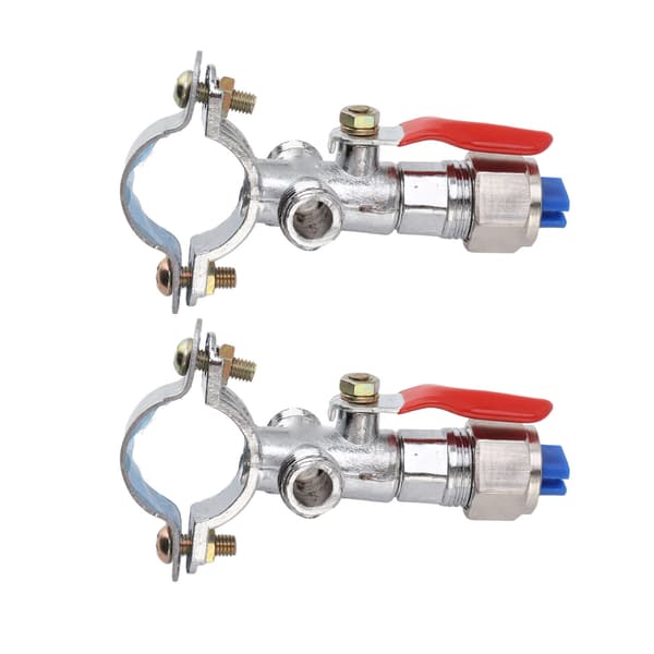 10PCS Atomizing Spray Nozzle Set Zinklegering Lantbruk Växt Vatten Misting Fläktmunstycke för Traktor Gräsmatta Landskapsbevattning