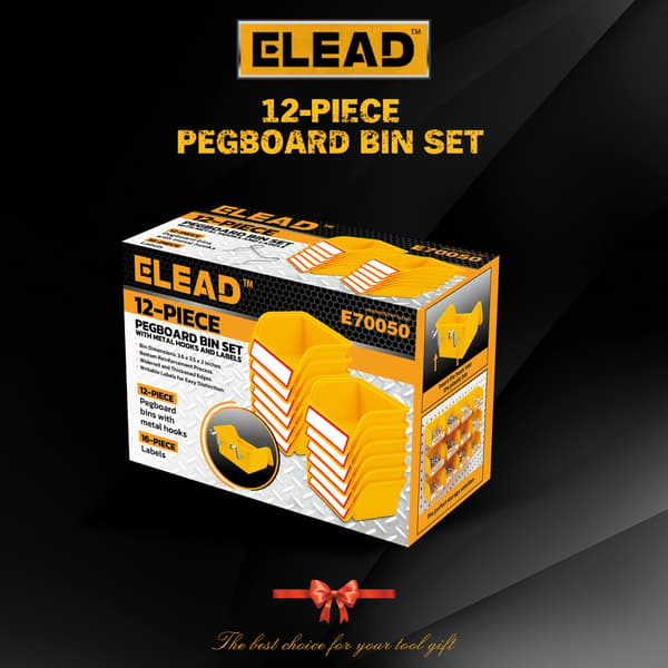 70050 12-delars krokboxset, gul Yellow 12 Piece Set