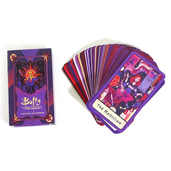 Buffy The Vampire Slayer Tarot 78 Kort Kortspil Følg Buffys Visdom Smukt illustreret Spådomsspil