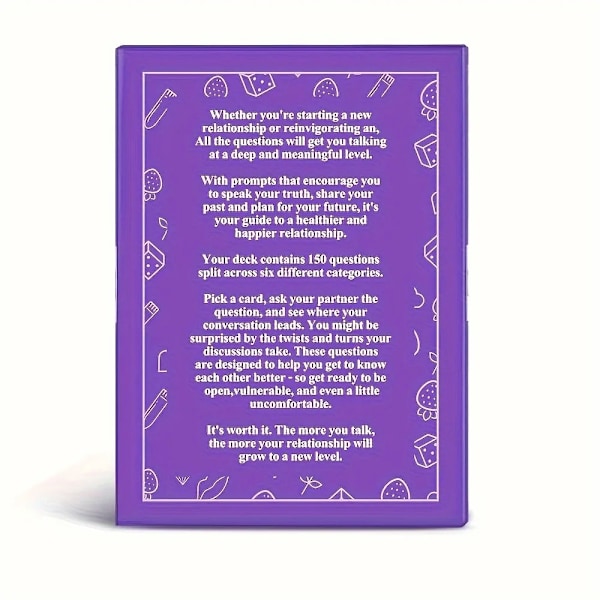 1 st Kraftfullt Interaktionsverktyg för Par - Intim Sanning eller Konsekvens Kärleksfull Dialog för en Djupare Relation - Kärleksguide Love Guide