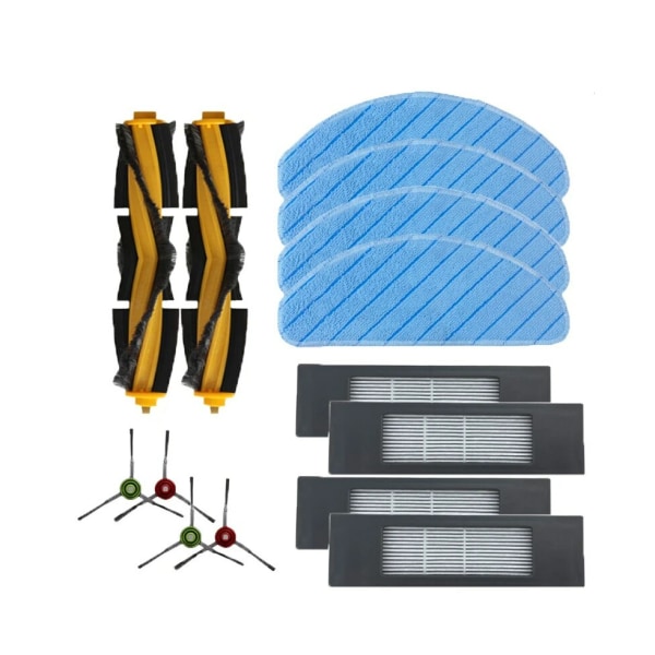 Til Ecovacs Deebot Ozmo T9 Max Hovedbørste Hepa Filter Sidebørster Klud Moppeklude Pads Robot Støvsuger Reservedele Sæt