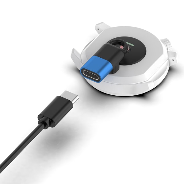 Smartwatch Laddningskabel Converter USB Typ C Adapter Converter för Coros Pace2 Apex Pro Vertix 2 Black
