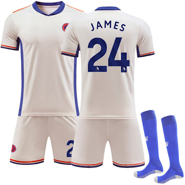 2425 Chelsea Nytt Borta Fotbollströja James Tröja Med Strumpor 28(150-160cm)