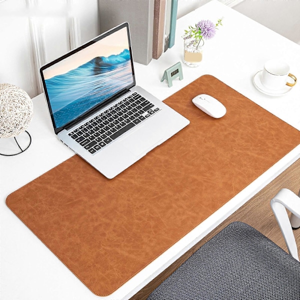 Stor Musematte Skrivebordsmatte Gaming Musematte Brown