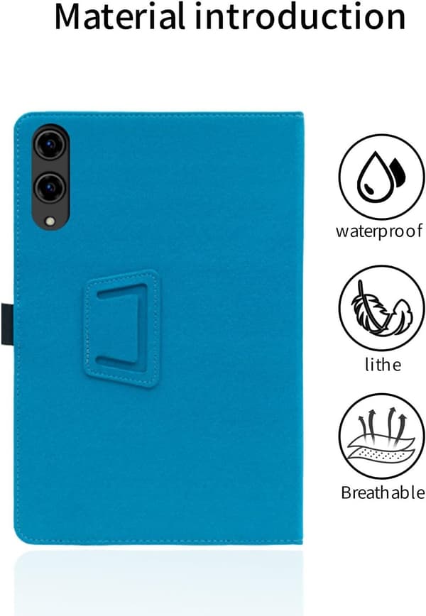 TECLAST T65 13.4\" Surfplattefodral, PU-läder, Vikbart Stativ, Pennhållare, Handrem