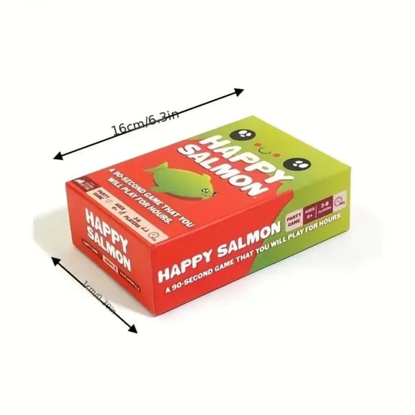 Brettspill Happy Salmon Familiespillkort (Engelsk versjon)