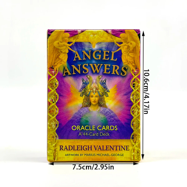 Angel Answer Oracle Cards Profeti Spådom Angel Tarot Kortstokk 44 Tarot Ark Kortstokk Venn Underholdning Fest Brettspill