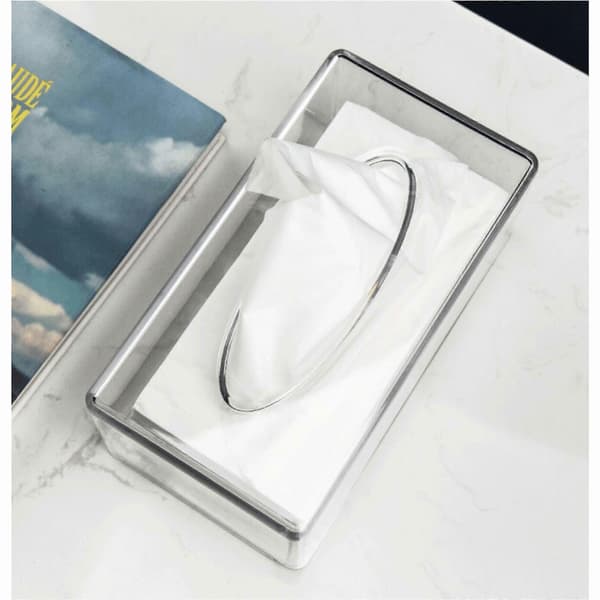Transparent Tissue Box, Kosmetisk Tissue Box, Akryl Tissue Box
