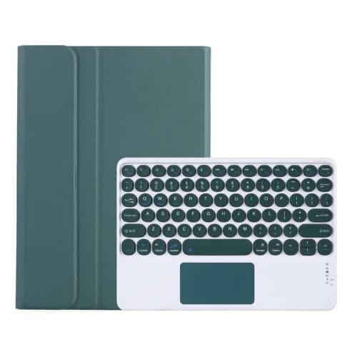 Bluetooth-tastaturcover med touchpad til Xiaomi Pad 5/5 Pro, mørkegrøn