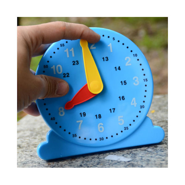 Kindergarten Nummer Kognition Plast Klocka Barn Montessori Pedagogisk Leksak