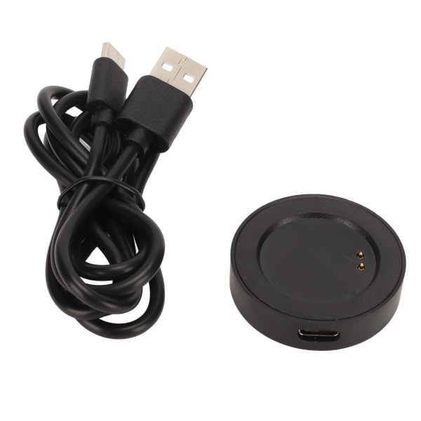 Älykellon magneettilaturi, korvaava laturijohto USB-lataustelakka Realme Watch T1 -kellolle, musta