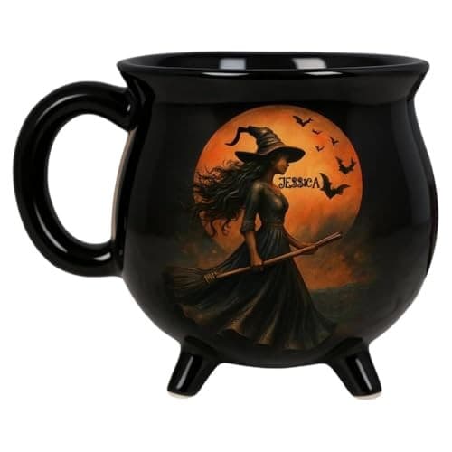 Halloween Kaffemugg 350ml Keramik, Alternativ A, 13.5cm Nyhetsmugg