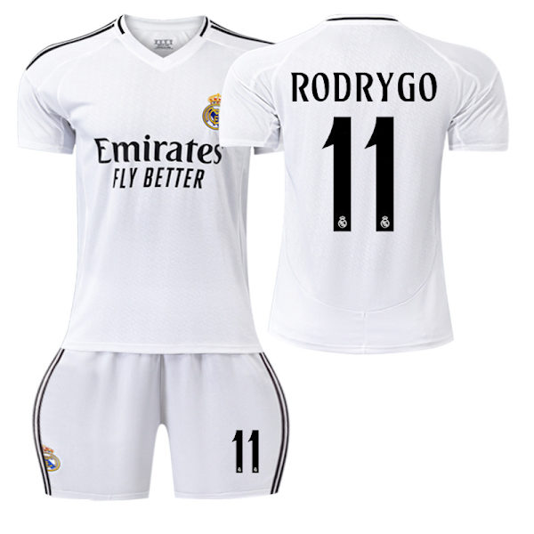 2425 Real Madrid hjemme fodbolduniform Rodrigo
