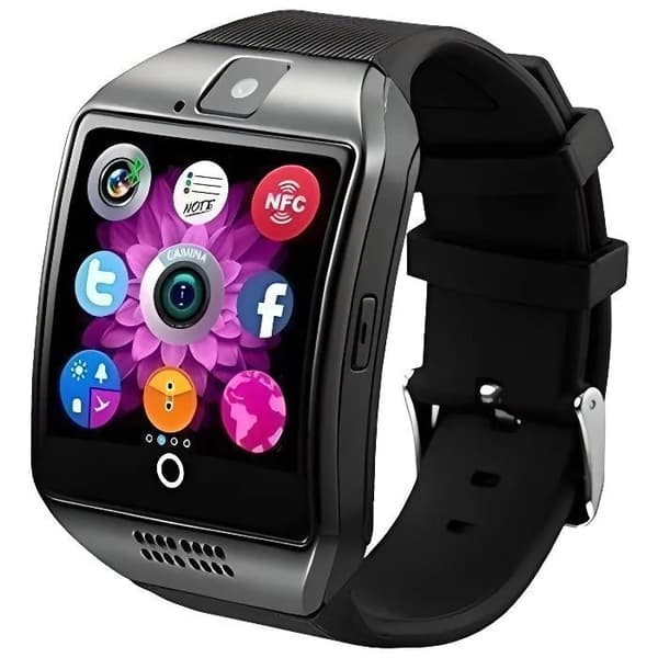 Smartwatch med SIM-kort, 1,54\" HD IPS Touchscreen, Bluetooth 3.0, Skridttæller, Søvnregistrering