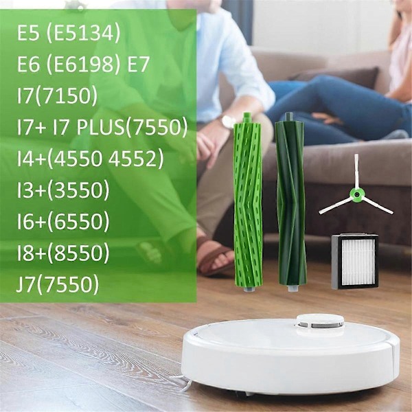 Tilbehørssæt Hovedbørster til Serie E5, E6, E7, I7, I7+, I7 Plus, I4+, I3+, I6+, I8+, J7 As Shown