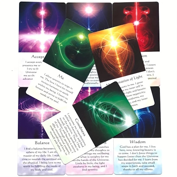 54 Kort Oracle Deck: Lås Op for Din Indre Visdom med Helende Energi Spådomsspil