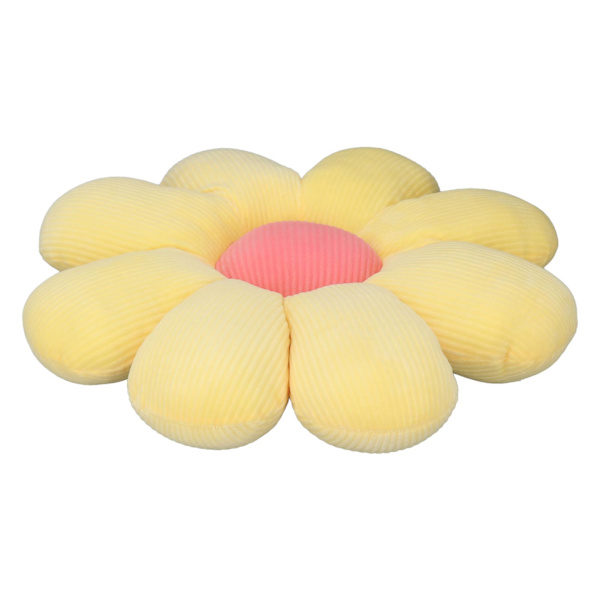 Plysch Daisy Cushion Soft Daisy Flower Sittkudde Daisy Floor Sittdyna för stolsoffa Bil typ 1