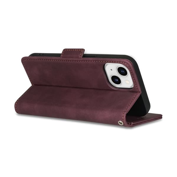 Folio-deksel kompatibelt med Samsung S25 Ultra, Google Pixel 8 og Xiaomi 13-Dugt Black For iPhone 11
