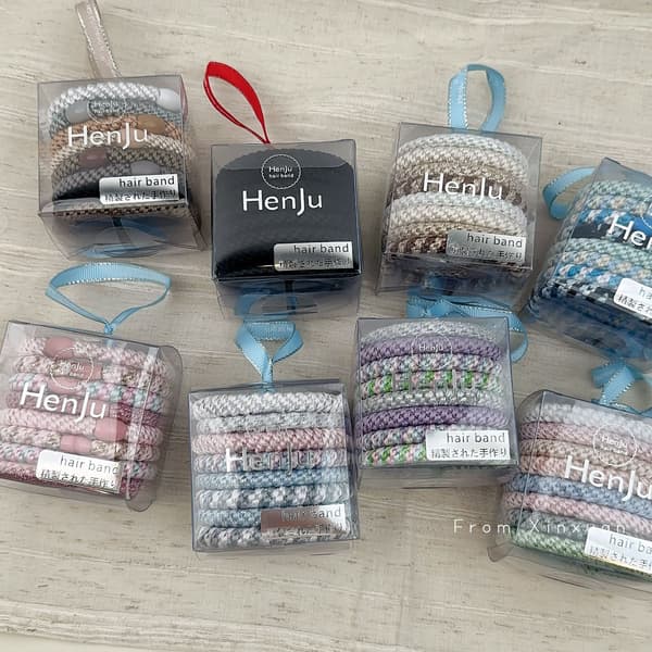 Tjock flätad hårtofs för vardaglig hästsvansstyling Light Brown Mix 8 Pcs