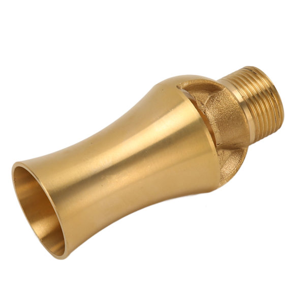 Dammsprinkler Vattenfontänmunstycke Koppar Istorn Kaskade Cedar Sprayhuvud för Trädgårdsdamm G1/2 G3/4 Universal 9.5cm