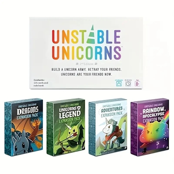 UNICORNS LAUTAPELI - Seikkailulaajennus Adventure Expansion