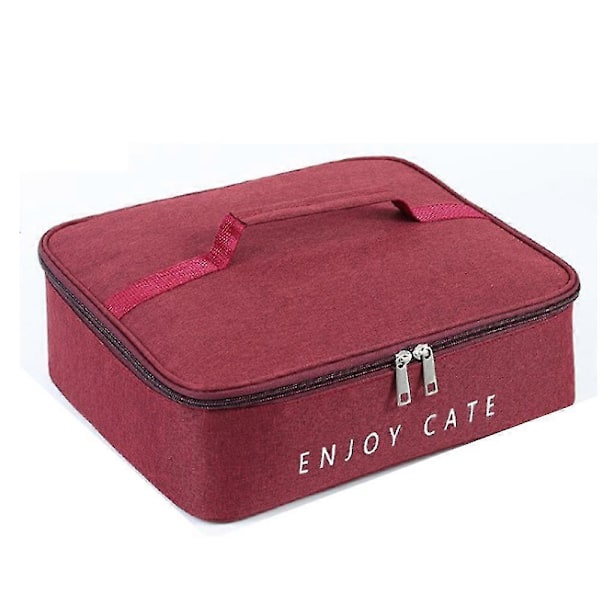 Bento Väska Lunchlåda Isolerväska red L