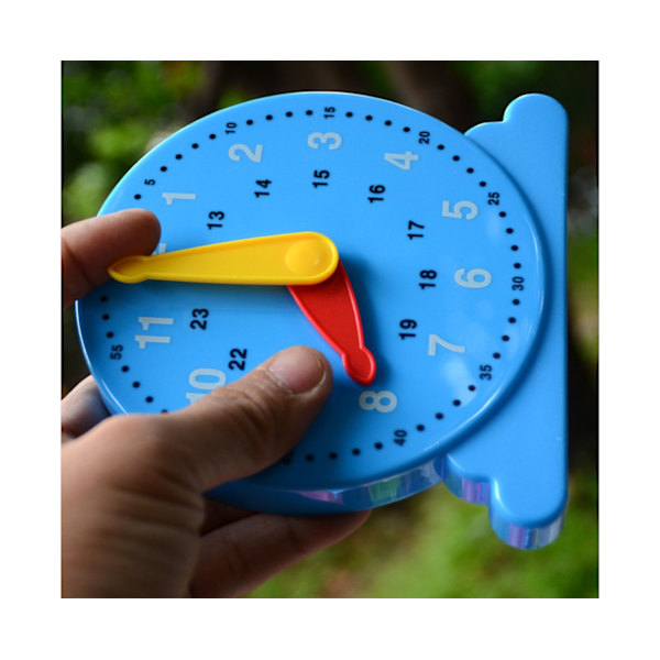 Kindergarten Nummer Kognition Plast Klocka Barn Montessori Pedagogisk Leksak