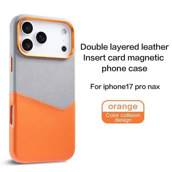 Plånboksfodral kompatibelt med iPhone 16 och iPhone 17 Pro Max-Dugt Orange For iPhone 12 Pro Max