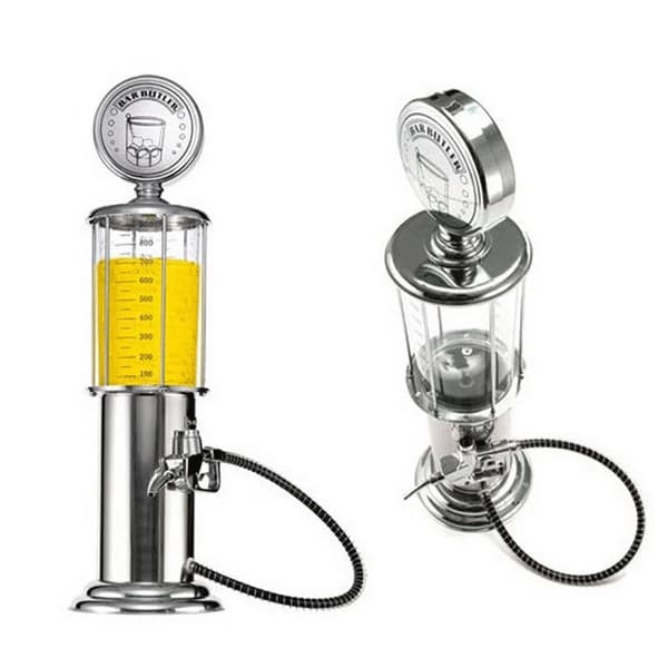 Drikkedispenser med én tapp i bensinstil for bar- og festbruk
