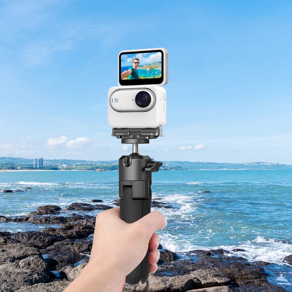 Magnetfäste för Insta360 GO 3, snabbkoppling, 1/4\" skruv, svart