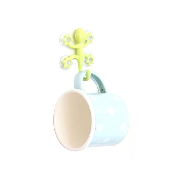 Gecko Krok med 4 Sugkoppar Super Sug Cartoon Krok