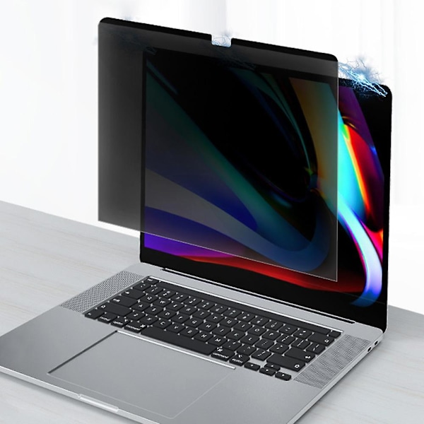 Anti-Spy karkaistu lasinen näytönsuoja MacBook Pro 15.4 tuuman Retina-näytölle (2013) Malli A139