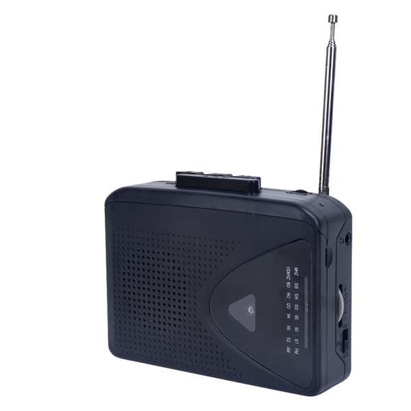 Retrokasettisoitin FM AM -radiolla, sisäänrakennettu kaiutin
