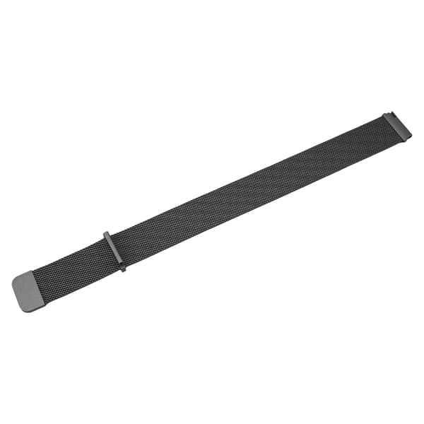 20mm Metal Mesh Urrem Rustfrit Stål Quick Release Generel Urrem til Galaxy Watch til Vivoactive HR til Amazfit GTS 2 Mini Sort