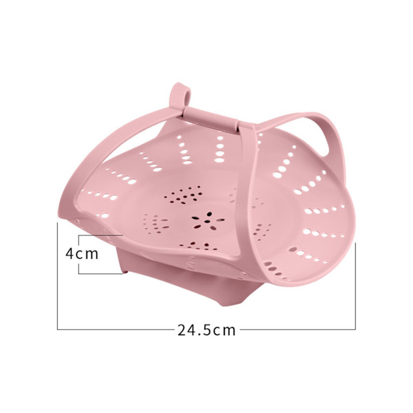 Praktisk grönsaksångare Nordic Style Lätt att bära - Rosa